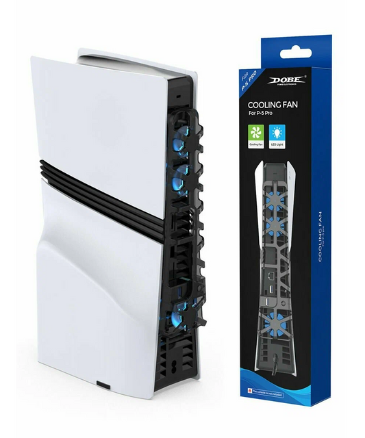DOBE TP5-35153 Cooling Fan For PS5 Pro (Transparent Black)