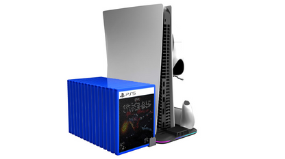 PXEL First Generation Cooling Fan & Charging Station For PS5 Fat / Slim (Black)