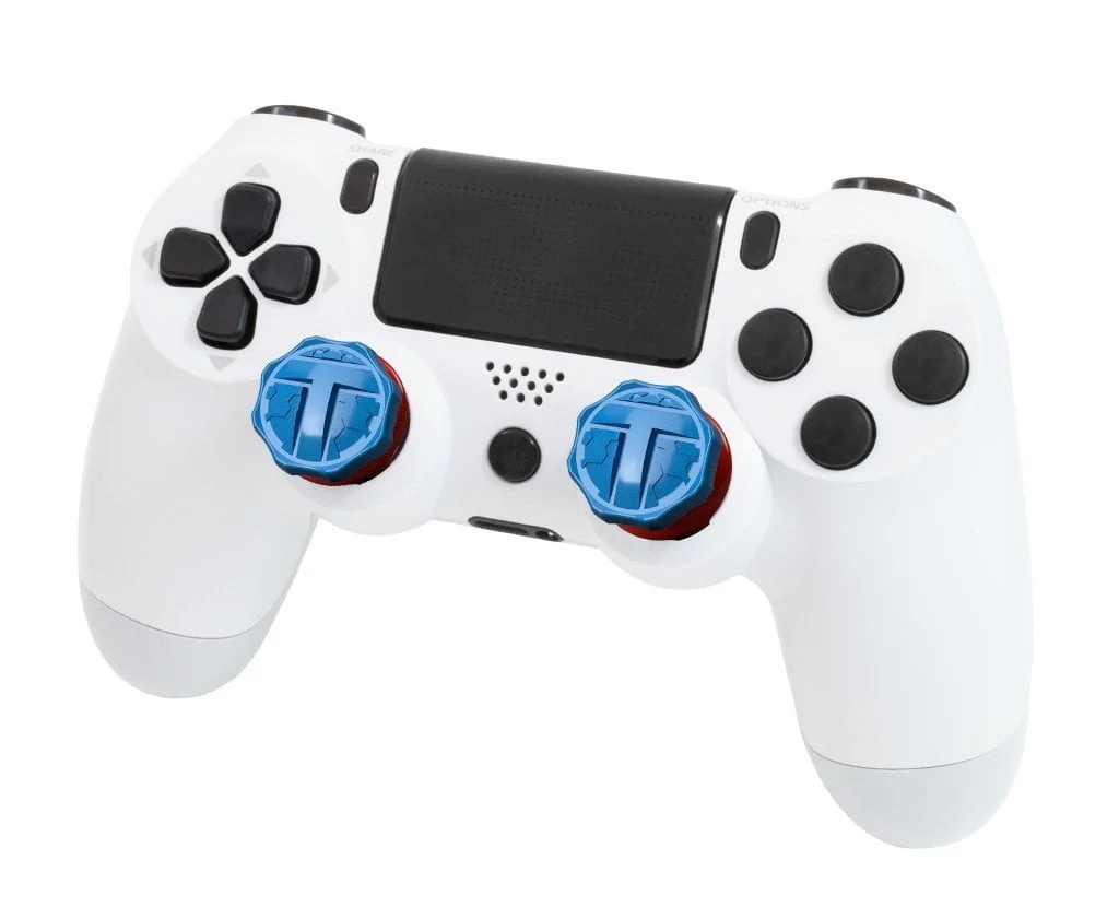 KONTROLFREEK Performance Thumbstick For PlayStation 4 DualShock 4 Controller / PlayStation 5 DualSense Controller / Xbox One Controller (FPS Freek TMarTn Signature BLUE Edition)
