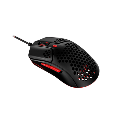 HYPERX Pulsefire Haste | Hex-shell Design | Ultra-Lightweight | 60 Million Clicks | Wired RGB Gaming Mouse (Black Red)