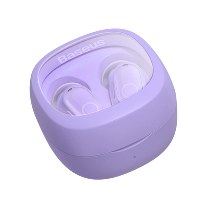 BASEUS Bowie WM02 | TWS | 25 Hours Total Playback | Dual Channel Low Latency Mode | Wireless Bluetooth Earbuds (Purple)