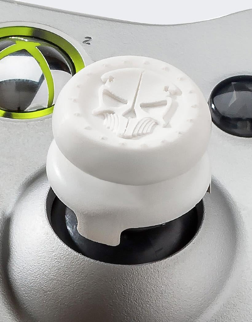 KONTROLFREEK Performance Thumbstick For PlayStation 4 DualShock 4 Controller / PlayStation 5 DualSense Controller / Xbox One Controller (FPS Freek Phantom WHITE Edition)