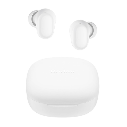 XIAOMI Redmi Buds 6 Play | AI Noise Reduction | 36 Hours Total Playback | 10mm Dynamic Driver | Wireless Bluetooth Earbuds (White)