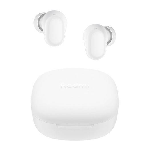 XIAOMI Redmi Buds 6 Play | AI Noise Reduction | 36 Hours Total Playback | 10mm Dynamic Driver | Wireless Bluetooth Earbuds (White)