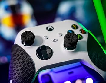 KONTROLFREEK Performance Thumbstick For PlayStation 4 DualShock 4 Controller / PlayStation 5 DualSense Controller / Xbox One Controller (FPS Freek Galaxy BLACK Edition)