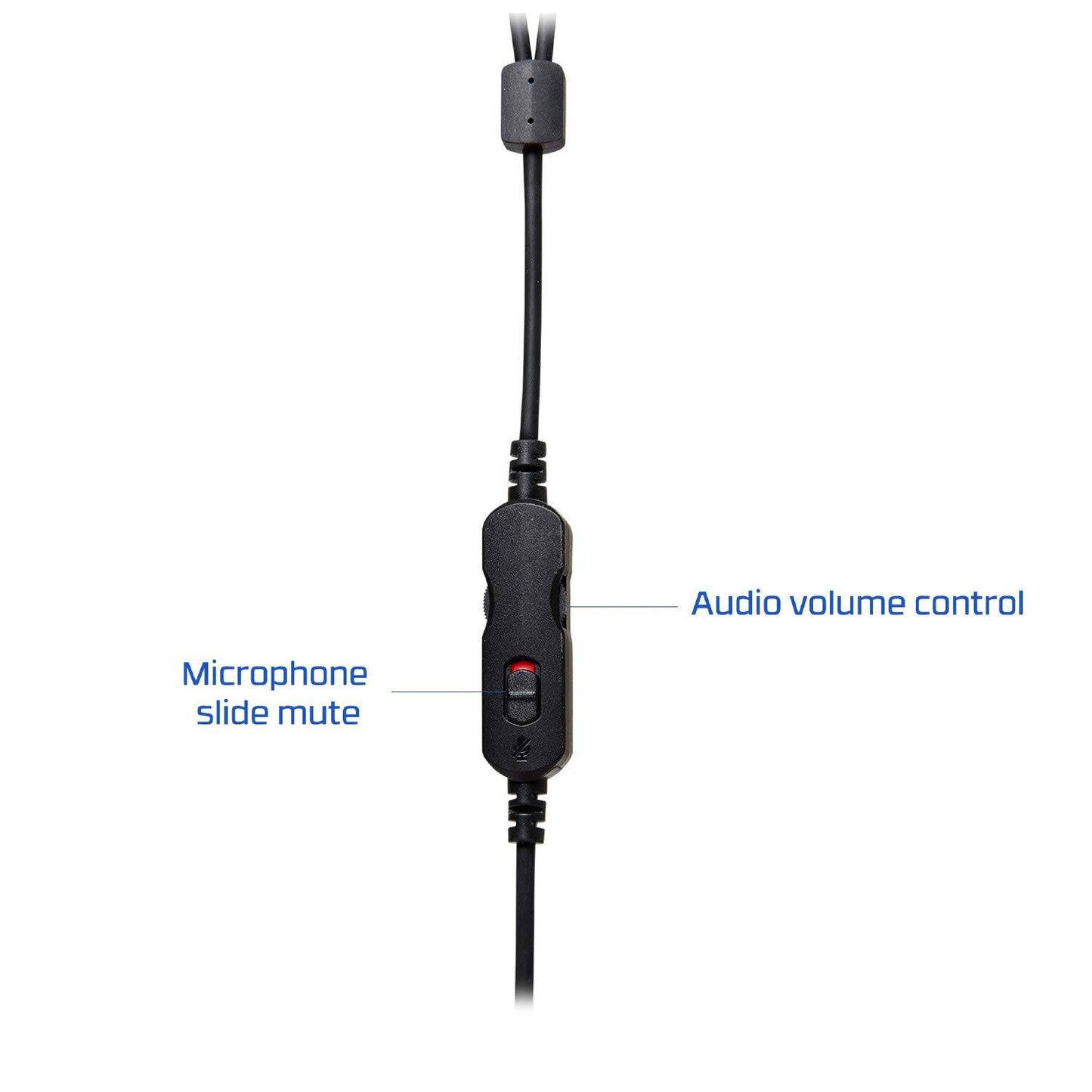 HYPERX Cloud Stinger Core | 40mm Drivers | Swivel-to-mute Noise-Cancelling Microphone | Designed For PlayStation® | Wired Gaming Headphones & Headsets (PlayStation 4 Blue & Black Edition)