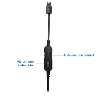 HYPERX Cloud Stinger Core | 40mm Drivers | Swivel-to-mute Noise-Cancelling Microphone | Designed For PlayStation® | Wired Gaming Headphones & Headsets (PlayStation 4 Blue & Black Edition)