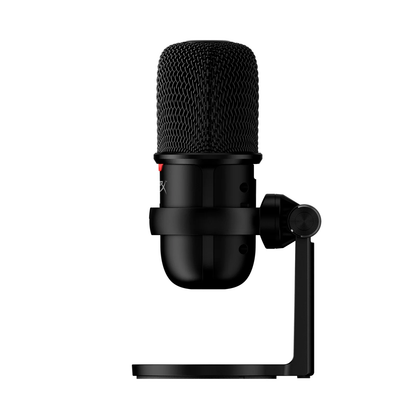 HYPERX SoloCast | Cardioid Polar Patterns | Tap-to-mute Sensor | Flexible Adjustable Stand | Wired Gaming Microphone (Black)