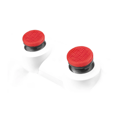 KONTROLFREEK Performance Thumbstick For PlayStation 4 DualShock 4 Controller / PlayStation 5 DualSense Controller / Xbox One Controller (Omni RED Edition)