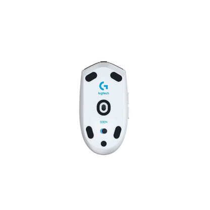 LOGITECH G304 Lightspeed | Maximum 12000 DPI | 250 Hours Playtime | Mechanical Button | 6 Programmable Buttons | HERO Optical Sensor | Wireless Gaming Mouse (White)