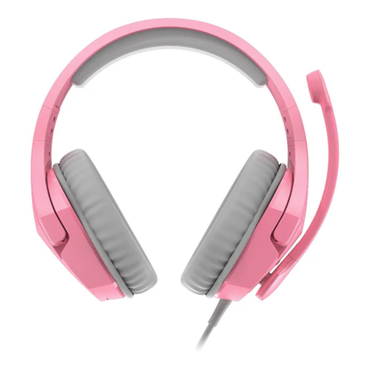 HYPERX Cloud Stinger | 50mm Drivers | Swivel-to-mute Noise-Cancelling Microphone | Signature Memory Foam | Wired Gaming Headphones & Headsets (Pink)
