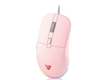 FANTECH VX9S-MJ Kanata S | Adjustable 400 - 7200 DPI | Huano 10 Million Switch | 6 Programmable Buttons | Wired ARGB Pro Gaming Mouse  (Pink)