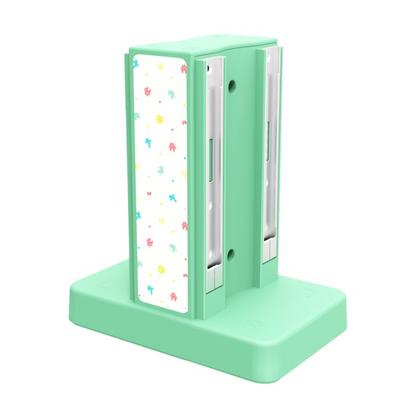 LUCKY FOX LF-221 Joy-Con Charging Stand For Nintendo Switch V1 / V2 / OLED (Animal Crossing Edition)