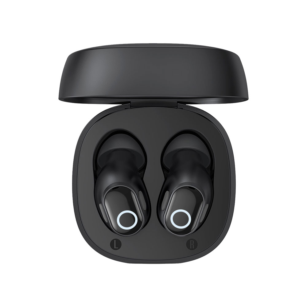 BASEUS Bowie WM02 | TWS | 25 Hours Total Playback | Dual Channel Low Latency Mode | Wireless Bluetooth Earbuds (Black)