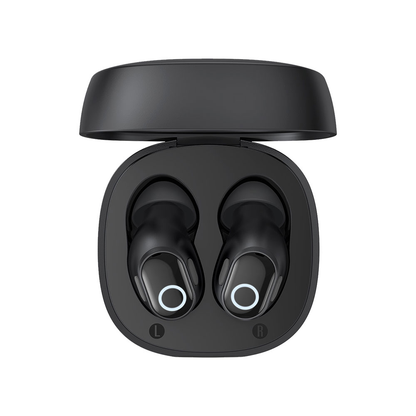 BASEUS Bowie WM02 | TWS | 25 Hours Total Playback | Dual Channel Low Latency Mode | Wireless Bluetooth Earbuds (Black)