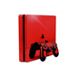 SLICKWRAPS PlayStation 4 Slim Sticker Skin (Mirror Chrome Red)