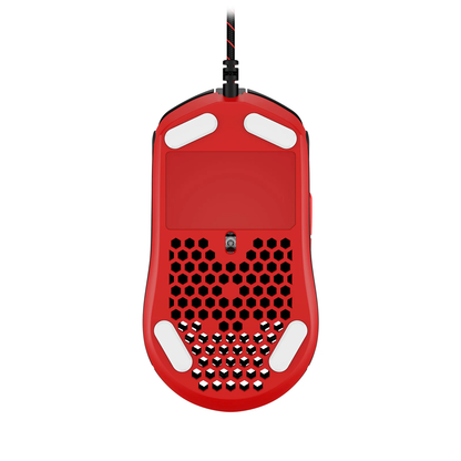 HYPERX Pulsefire Haste | Hex-shell Design | Ultra-Lightweight | 60 Million Clicks | Wired RGB Gaming Mouse (Black Red)