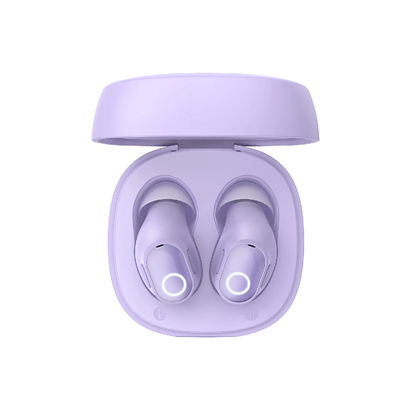 BASEUS Bowie WM02 | TWS | 25 Hours Total Playback | Dual Channel Low Latency Mode | Wireless Bluetooth Earbuds (Purple)