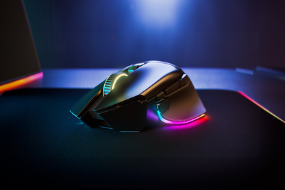 RAZER Basilisk V3 35K Pro | 11 Programmable Buttons | Focus Pro 35K Optical Sensor Gen 2 + 35K DPI | Razer Optical Switches Gen 3 with 90 Million Clicks | Razer HyperSpeed Wireless + Bluetooth | Long Battery Life | Wireless RGB Gaming Mouse (Black)