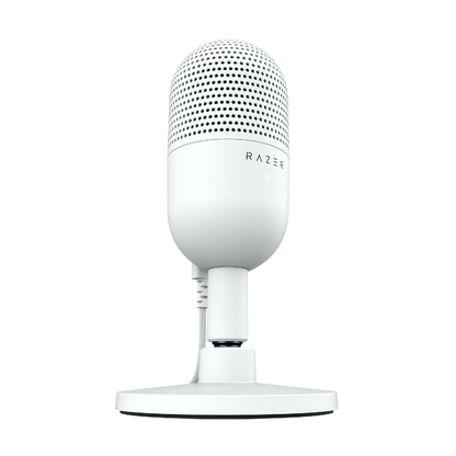RAZER Seiren V3 Mini | Supercardioid Polar Pattern | Tap-to-mute Sensor | Built-in Shock Absorber | Ultra Compact | Wired Streaming & Gaming Microphone (White)