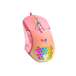 ONIKUMA CW902 | 6 DPI Levels | 7 Programmable Buttons | Lightweight & Ergonomic | Wired RGB Gaming Mouse (Pink)