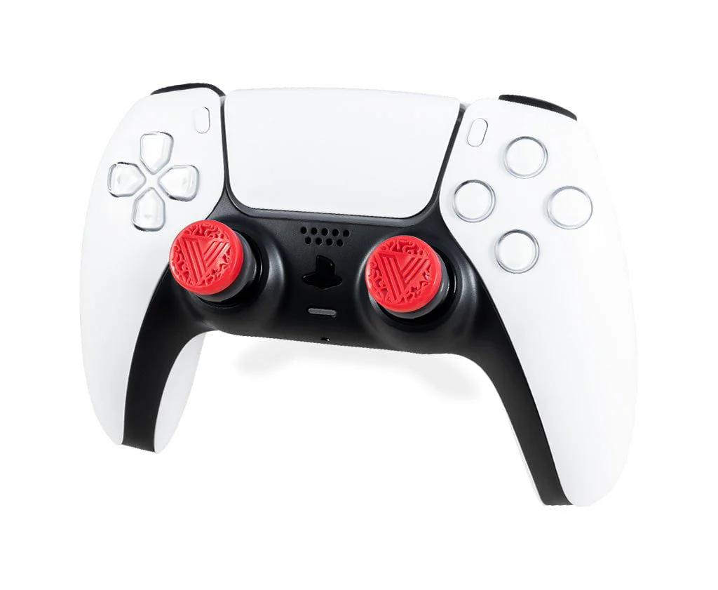 KONTROLFREEK Performance Thumbstick For PlayStation 4 DualShock 4 Controller / PlayStation 5 DualSense Controller / Xbox One Controller (Call Of Duty: Vanguard RED Edition)