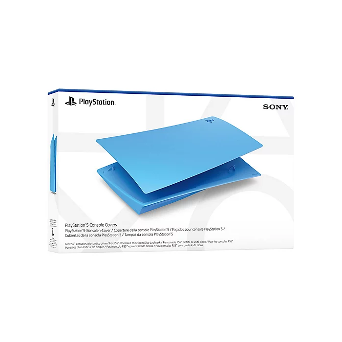 SONY PlayStation 5 Fat Console Disc Edition Cover (Starlight Blue)