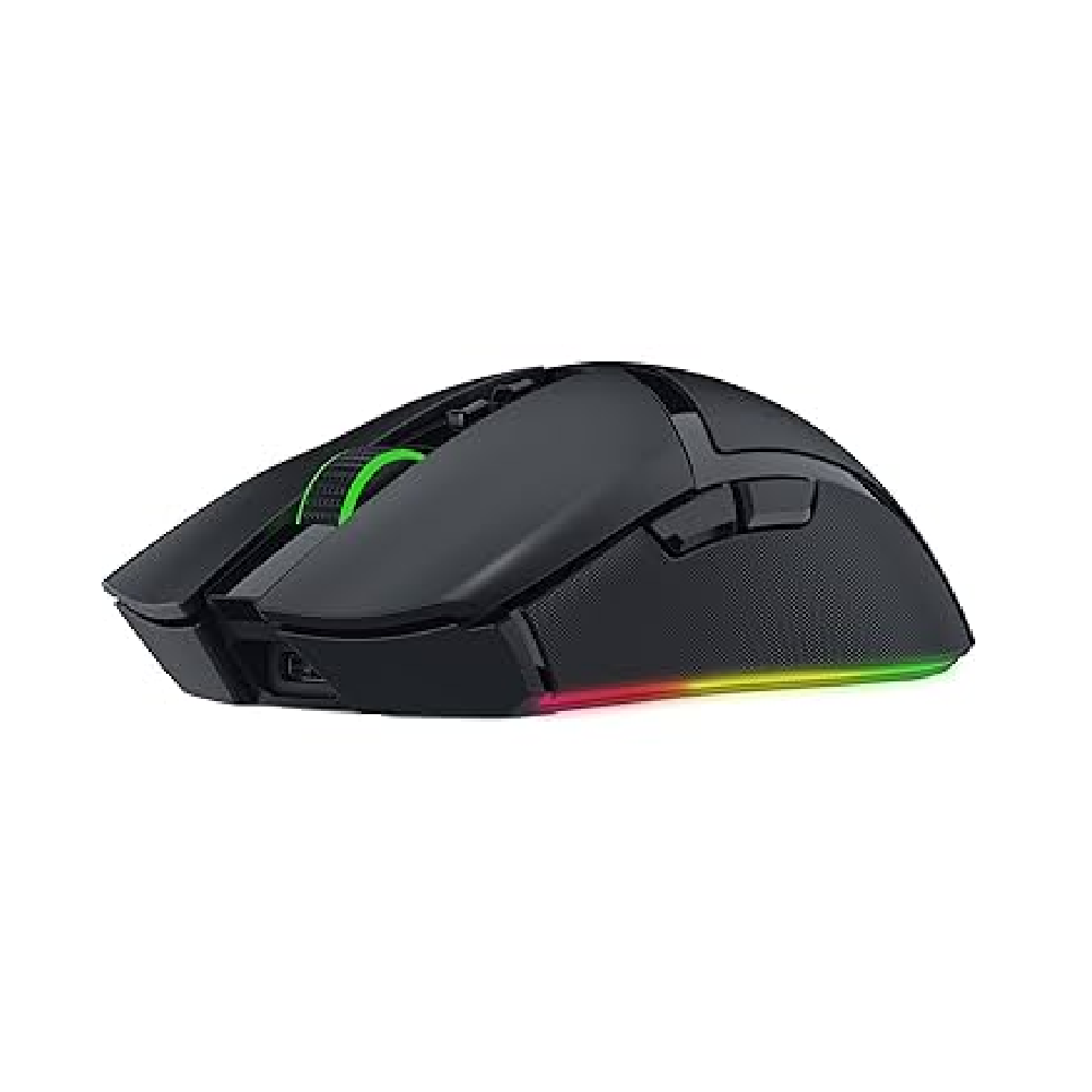 RAZER Cobra Pro | 8 Programmable Buttons | Focus Pro 30K Optical Sensor + 30K DPI | Razer Optical Switches Gen 3 + 90 Million Clicks | Razer HyperSpeed Wireless + Bluetooth + 2.4GHz | Long Battery Life | Wireless & Wired RGB Gaming Mouse (Black)