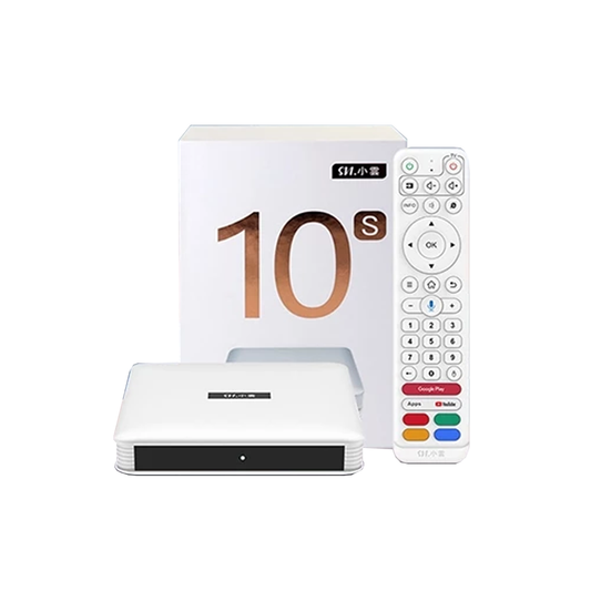 SVI CLOUD Android TV Box 小云电视盒 10S | 4K Ultra HD + HDR | 2GB RAM + 32GB ROM | Android TV OS | Accessible to Netflix & Disney+ & YouTube & Prime Video | Voice Control | Dual-band Wi-Fi & Ethernet [Standard Edition]