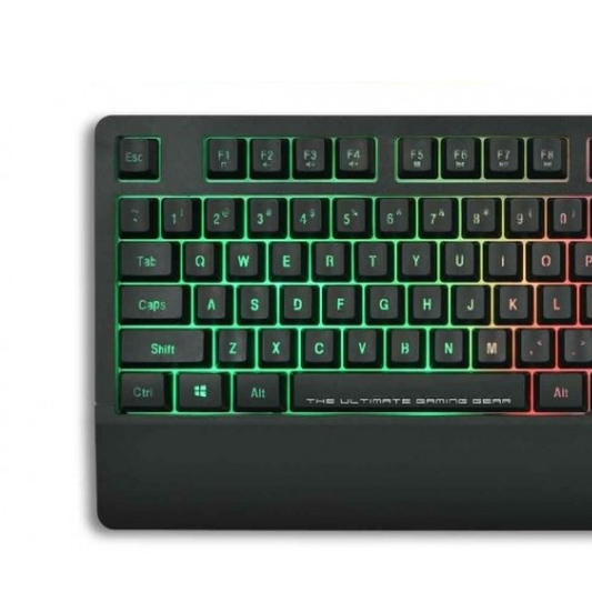 ARMAGGEDDON AK-666X | Silent Key | 8 Backlight Effects | High Profile TactKeys Membrane | 104 Keys | Wired RGB Gaming Keyboard