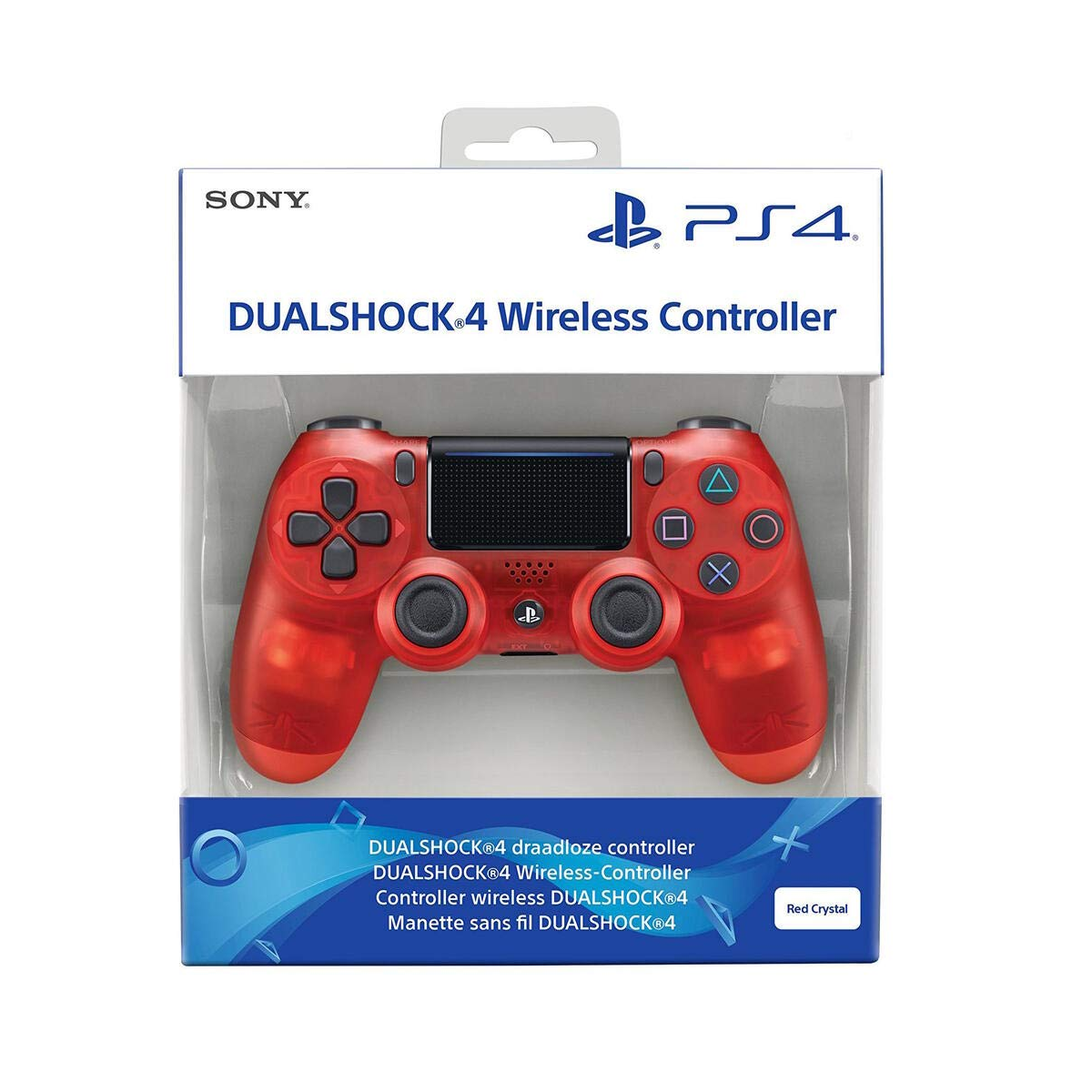 SONY PlayStation 4 DualShock 4 Wireless Controller For PS4 /PC (Crystal Red) [Asia]