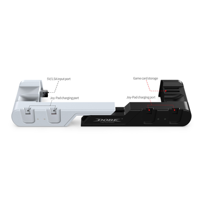 DOBE TNS-0122B Joy-Con (L)/(R) And Console Charging Dock For Nintendo Switch V2 / OLED (White)