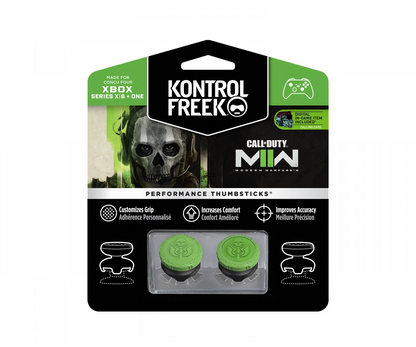 KONTROLFREEK Performance Thumbstick For PlayStation 4 DualShock 4 Controller / PlayStation 5 DualSense Controller / Xbox One Controller (Call Of Duty: Modern Warfare II GREEN Edition)