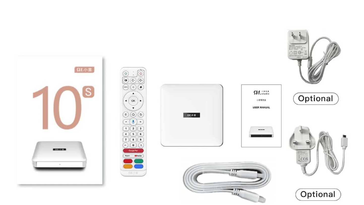 SVI CLOUD Android TV Box 小云电视盒 10S | 4K Ultra HD + HDR | 2GB RAM + 32GB ROM | Android TV OS | Accessible to Netflix & Disney+ & YouTube & Prime Video | Voice Control | Dual-band Wi-Fi & Ethernet [Standard Edition]