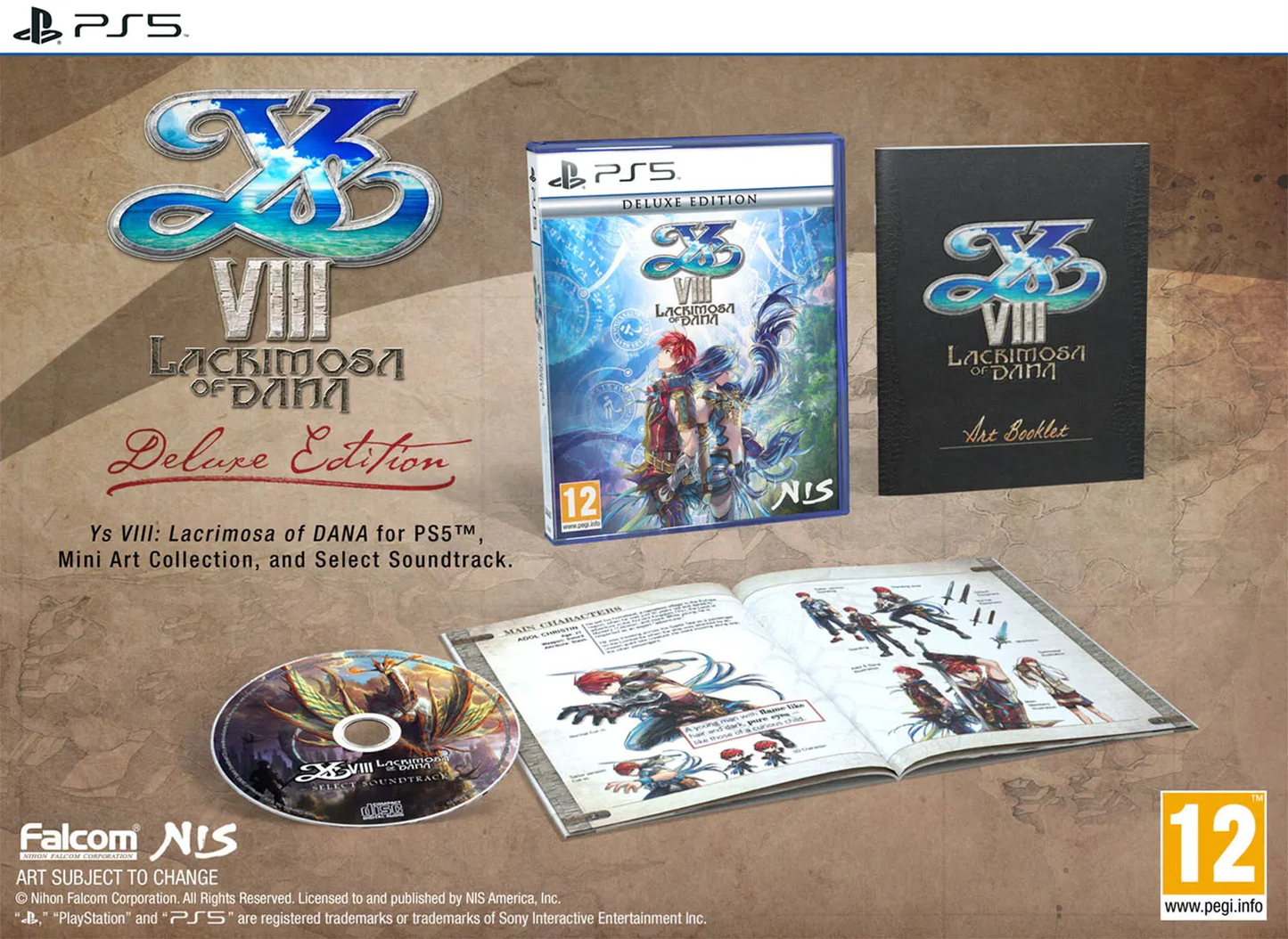 PS5 Ys VIII: Lacrimosa Of DANA [Deluxe Edition] (R1 / North America / English) PlayStation 5