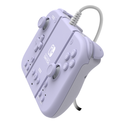 HORI NSW-428A Split Pad Compact Controller + Attachment Set For Nintendo Switch V1 / V2 / OLED (Lavender Purple)