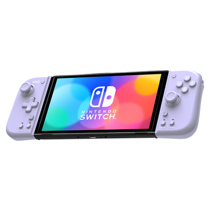 HORI NSW-428A Split Pad Compact Controller + Attachment Set For Nintendo Switch V1 / V2 / OLED (Lavender Purple)