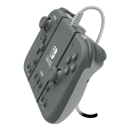 HORI NSW-426A Split Pad Compact Controller + Attachment Set For Nintendo Switch V1 / V2 / OLED (Slate Grey)