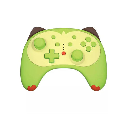 IINE L289 Tokyo Rise 2ND Gen Mini Cartoon Cat Wireless Controller For Nintendo Switch (Grooky Green)