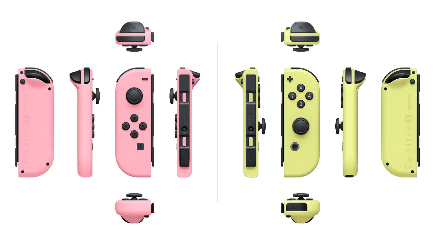NINTENDO Switch Joy-Con (L)/(R) (Pastel Pink & Pastel Yellow) [Import]
