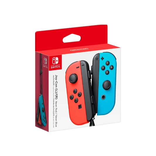 NINTENDO Switch Joy-Con (L)/(R) (Neon Red & Neon Blue) [Maxsoft Malaysia]