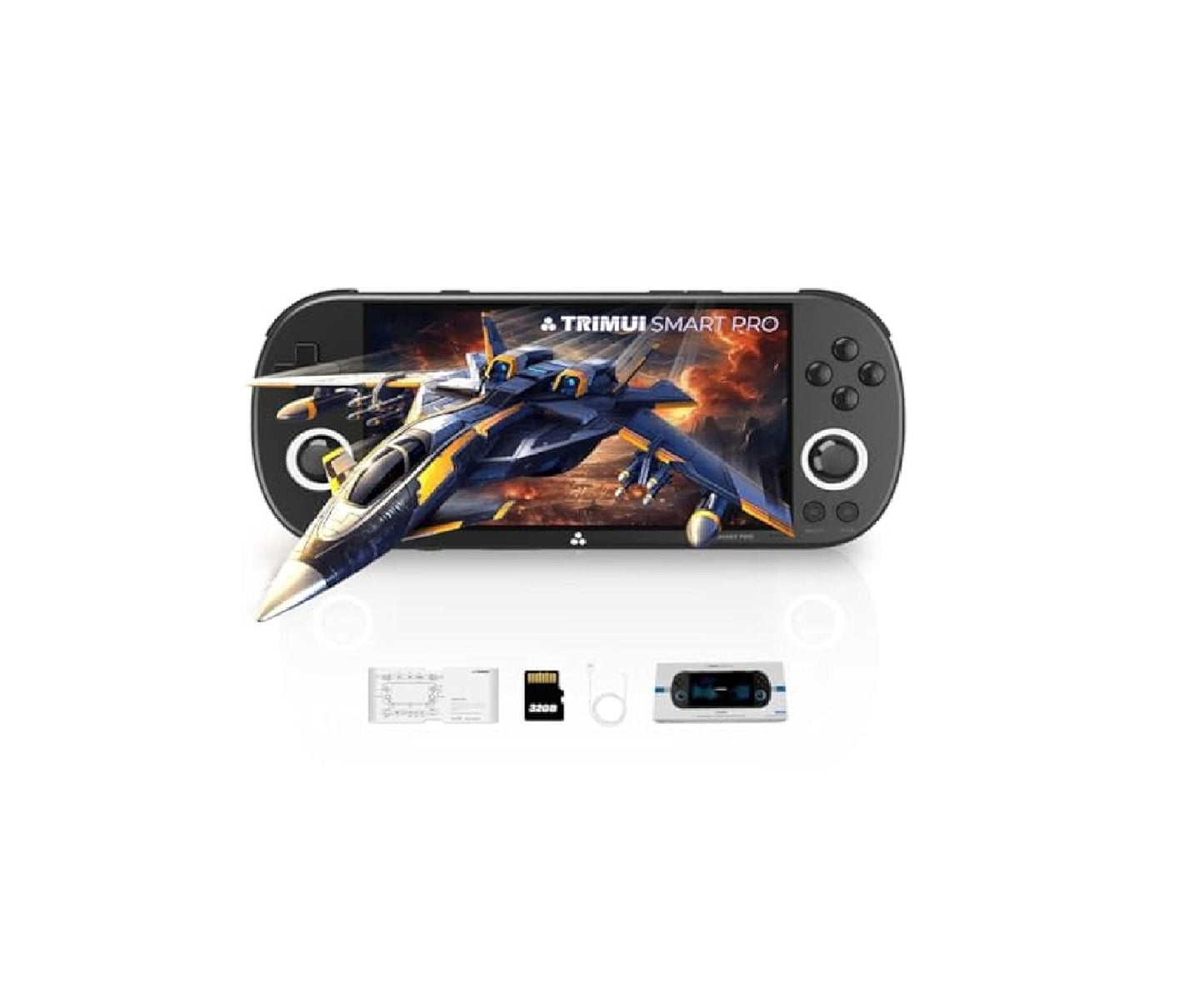 TRIMUI TrimUI Smart Pro Handheld Retro Gaming Console with Preloaded Games (32GB / Black)