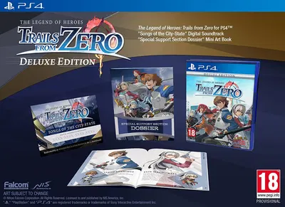 PS4 The Legend Of Heroes: Trails From Zero [Deluxe Edition] (R1 / North America / English) PlayStation 4