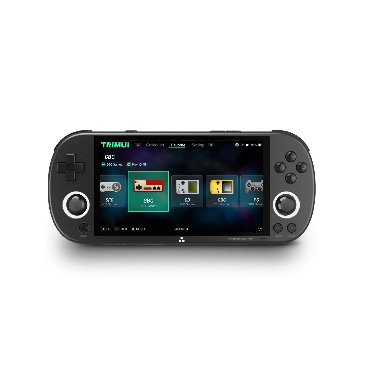 TRIMUI TrimUI Smart Pro Handheld Retro Gaming Console with Preloaded Games (64GB / Black)