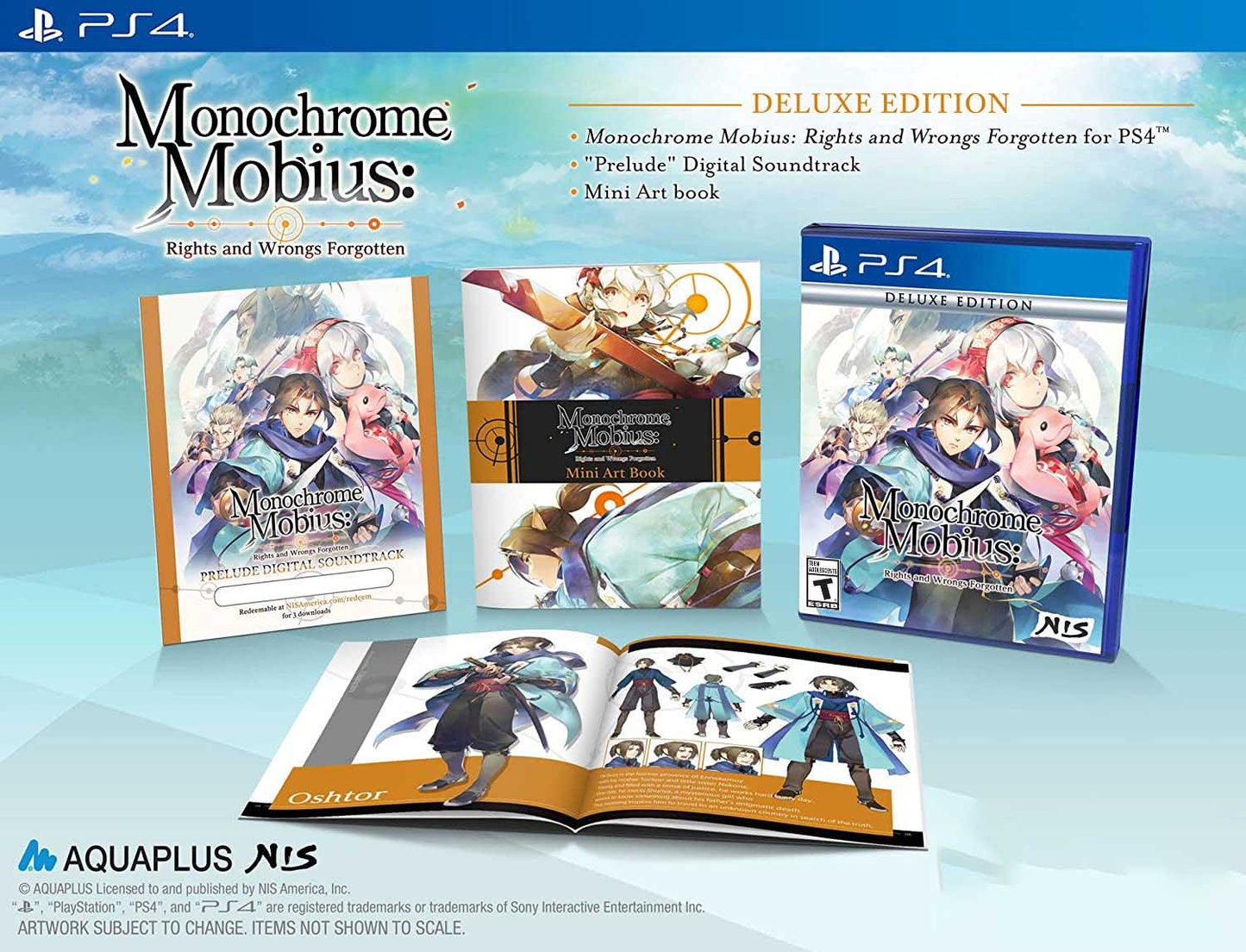 PS4 Monochrome Mobius: Rights And Wrongs Forgotten [Deluxe Edition] (R1 / North America / English) PlayStation 4