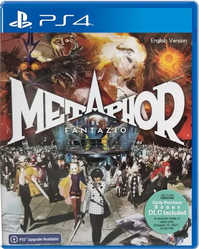 PS4 Metaphor: ReFantazio (R3 / Asia / English) PlayStation 4