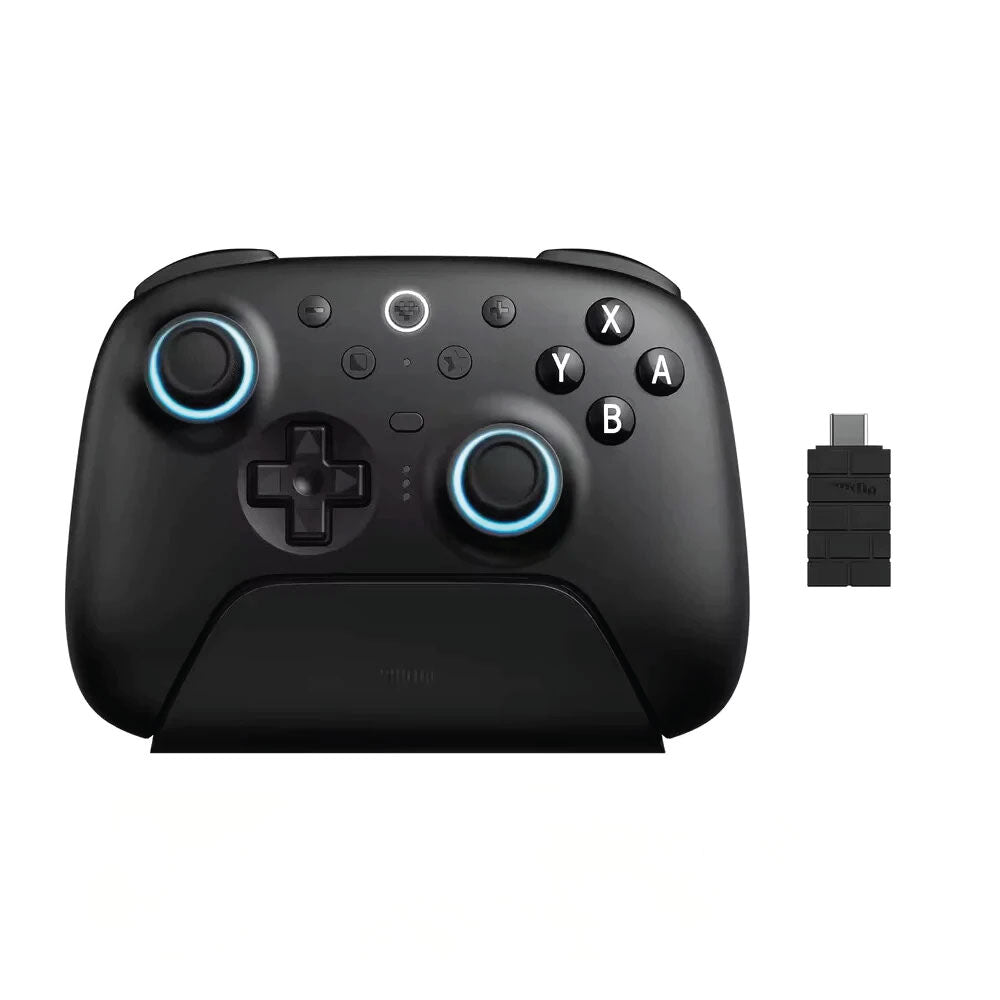 8BitDo Ultimate2 2.4Gz Wireless Gaming Controller With Charging Dock for PC & Android - Black