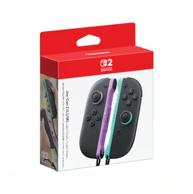 Nintendo Switch 2 Joycon Left / Right Purple Green