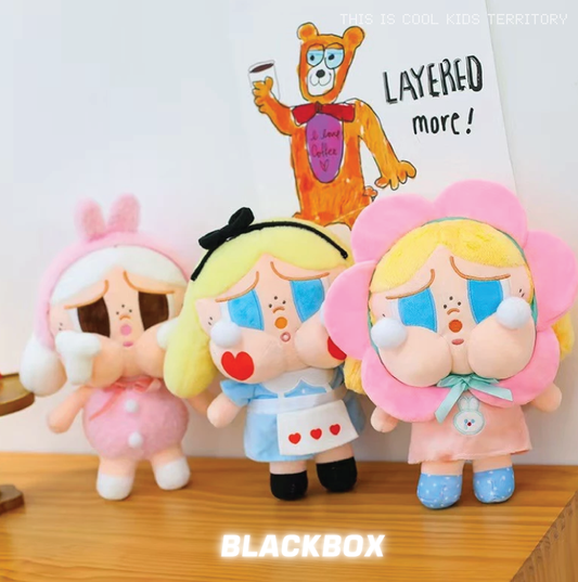 Crybaby Plush Toy Pink 45CM | Crybaby Maid Blue Plush Toy 30CM | Crybaby Flower Pink Plush Toy 30CM Plushie Soft toy