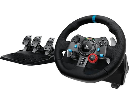 Logitech G29 Driving Force Racing Wheel for PC PS4 PS5 PlayStation 4 5 with Floor Pedals Add On Driving Force Shifter